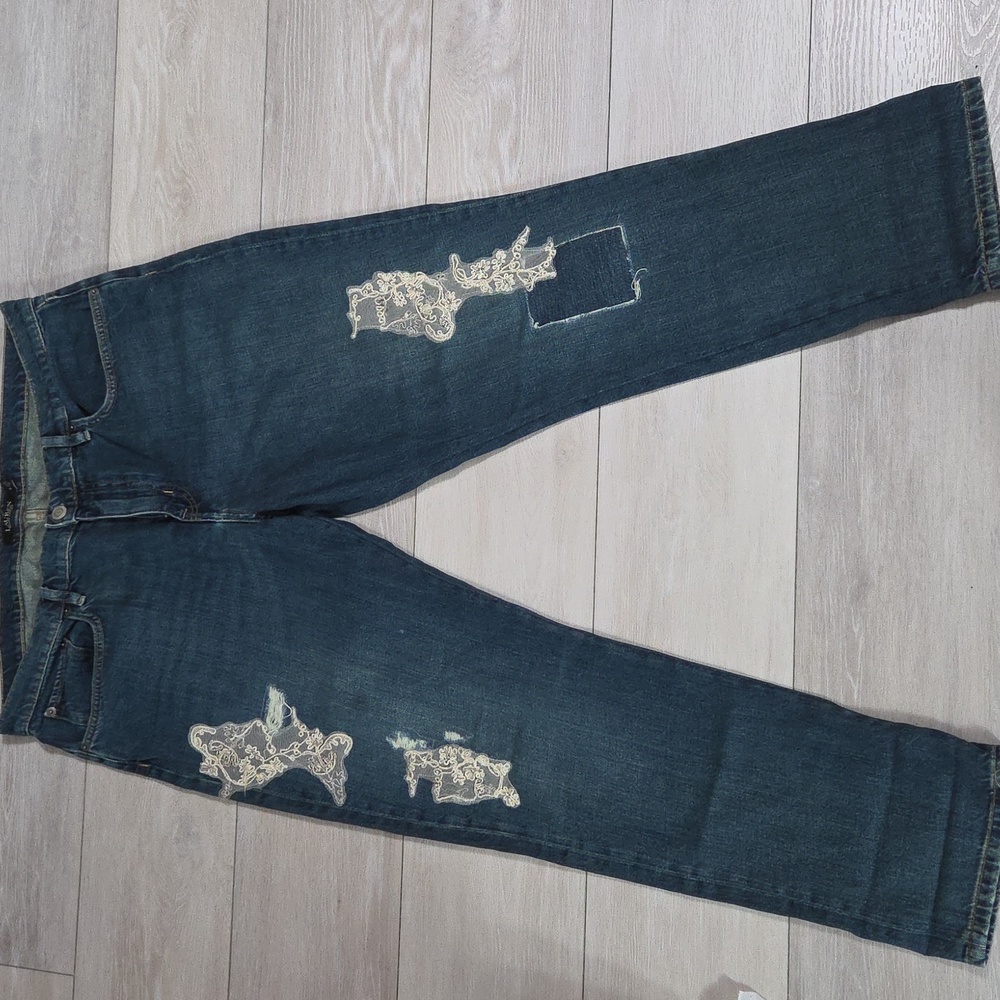 Ralph Lauren Blue Denim Jeans with Brown Label